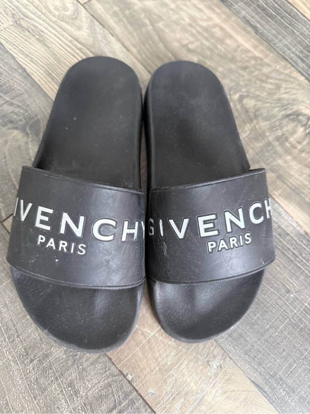 Givenchy Paris Black Slide Sandals - Women’s